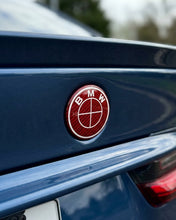 Load image into Gallery viewer, BMW Hood, Trunk &amp; Steering Wheel Emblem Roundel Overlays – Carbon Fiber