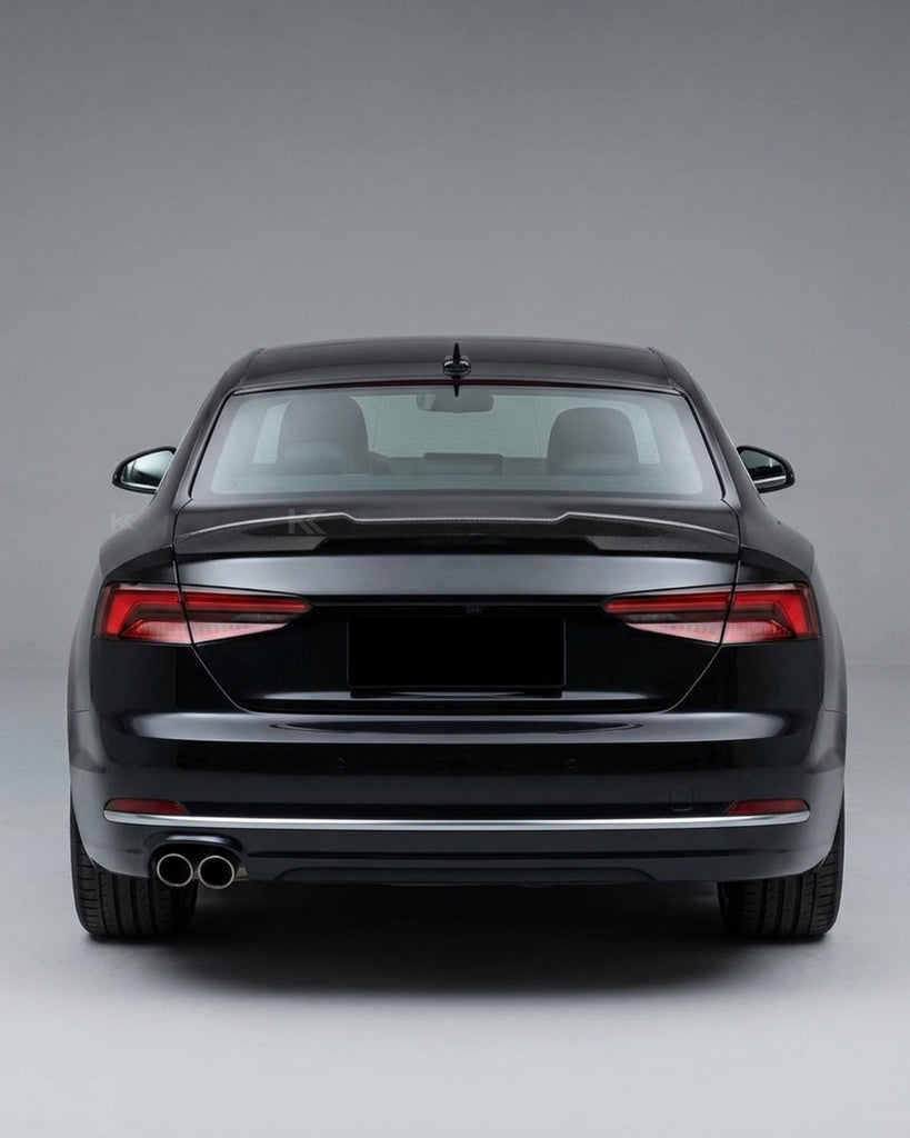 2017–2021 Audi A5 S-Line / S5 / RS5 B9 / B9.5 Coupe Rear Trunk Spoiler Wing Lip – Carbon Fiber