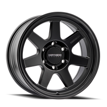 Load image into Gallery viewer, Mayhem 8307 Convoy 17x9 / 6x139.7 BP / -6mm Offset / 106mm Hub Satin Black Wheel