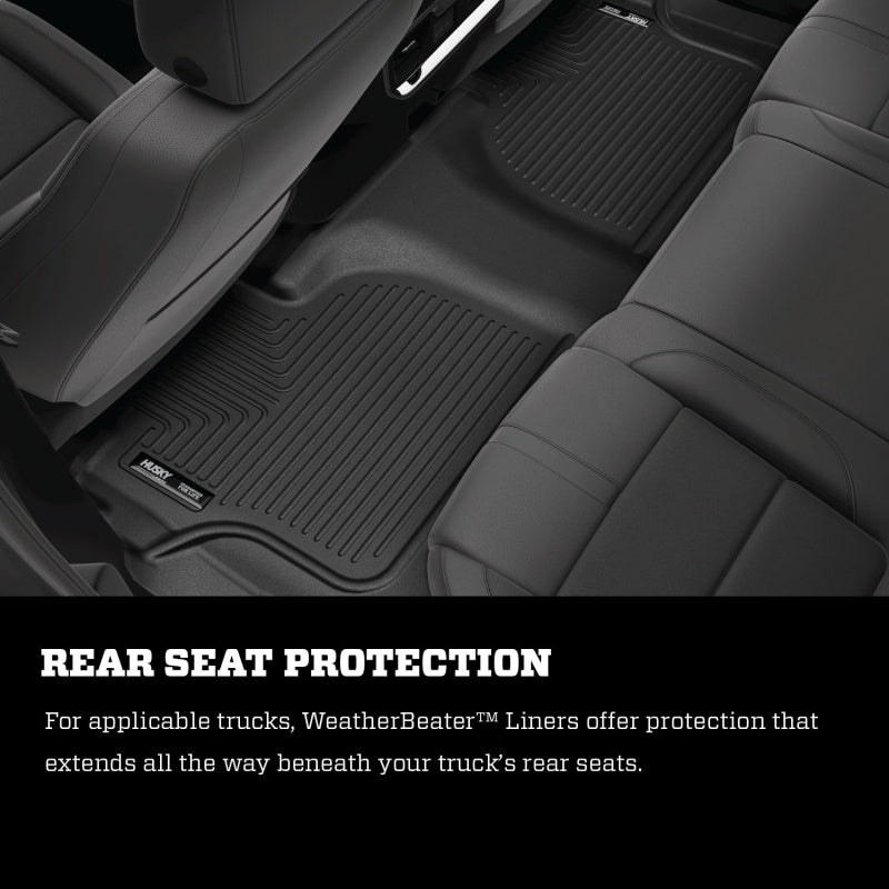 Husky Liners 24-25 Chevrolet Traverse/GMC Acadia Weatherbeater 2nd Seat Floorliner (1pc) - Black