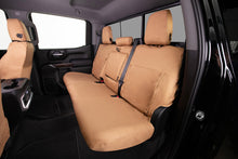 Load image into Gallery viewer, Covercraft 19-24 Chevrolet Silverado Polycotton SeatSaver Custom Front Row Seat Covers - Tan