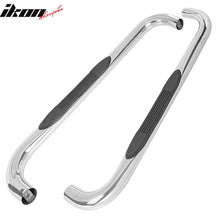 Load image into Gallery viewer, 2008-2016 Jeep Compass Round Silver Side Step Nerf Bar Stainless Steel