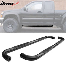 Load image into Gallery viewer, 2007-2016 GMC Acadia 3" Black Round Side Step Bar Running Boards Steel