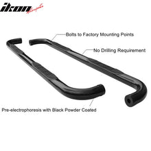 Load image into Gallery viewer, 2009-2014 Dodge Journey 3" Round Hole Side Steps Bars Running Boards