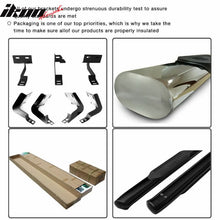 Load image into Gallery viewer, 2004-2008 Ford F150 Black Powder Coat Finish Running Boards Stainless