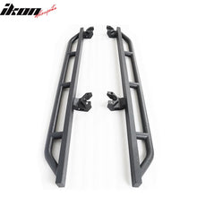 Load image into Gallery viewer, 2007-2018 Jeep Wrangler JK Textured  Iron Steel Black Side Step Bars