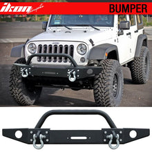 Load image into Gallery viewer, 2007-2017 Jeep Wrangler JK Front Bumper Guard Winch Plate Steel