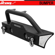 Load image into Gallery viewer, 2007-2017 Jeep Wrangler JK Front Bumper Guard Winch Plate Light Steel
