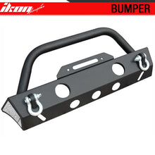 Load image into Gallery viewer, 2007-2017 Jeep Wrangler JK Front Bumper Guard Winch Plate Light Steel