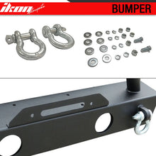 Load image into Gallery viewer, 2007-2017 Jeep Wrangler JK Front Bumper Guard Winch Plate Light Steel