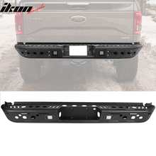 Load image into Gallery viewer, 2015-2022 Ford F150 Textured Black Rear Bumper Guard LED Lights Lamp