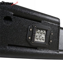 Load image into Gallery viewer, 2015-2022 Ford F150 Textured Black Rear Bumper Guard LED Lights Lamp