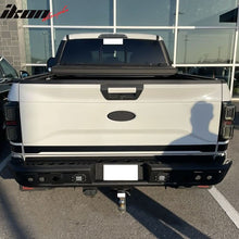 Load image into Gallery viewer, 2015-2022 Ford F150 Textured Black Rear Bumper Guard LED Lights Lamp