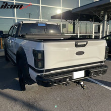 Load image into Gallery viewer, 2015-2022 Ford F150 Textured Black Rear Bumper Guard LED Lights Lamp