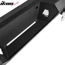 Load image into Gallery viewer, 1987-2006 Jeep Wrangler TJ YJ Textured Rear Bumper 2 LED Lights D-Ring