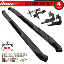 Load image into Gallery viewer, Fits 15-22 F150 Super Cab 4in Oval Black Curved Running Boards