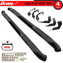 Load image into Gallery viewer, 2005-2017 Toyota Tacoma Double Cab 4'' Oval Black Running Boards Steel