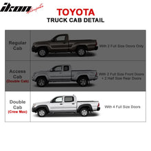 Load image into Gallery viewer, 2005-2017 Toyota Tacoma Double Cab 4'' Oval Black Running Boards Steel