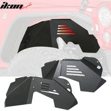 Load image into Gallery viewer, 2007-2018 Jeep Wrangler JK Powder Coated Inner Fender Liners Steel