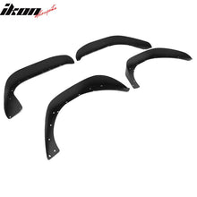 Load image into Gallery viewer, 2018-2023 Jeep Wrangler JL Flat Black Side Fender Flare Iron Steel 4PC