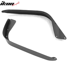 Load image into Gallery viewer, 2018-2023 Jeep Wrangler JL Flat Black Side Fender Flare Iron Steel 4PC