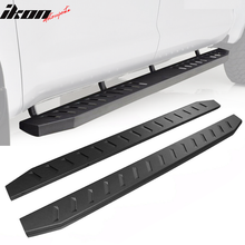 Load image into Gallery viewer, 2015-2022 Ford F-150 F-250 F-350 78In Black Running Board Carbon Steel