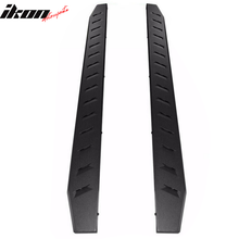 Load image into Gallery viewer, 2015-2022 Ford F-150 F-250 F-350 78In Black Running Board Carbon Steel