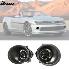 Load image into Gallery viewer, 2014-2016 Chevrolet Camaro Black Fog Lights Lamps Assembly ABS Pair