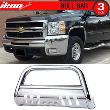 Load image into Gallery viewer, 2007-2010 Chevy Silverado 2500 3500HD Bull Bar Grille Guard Steel