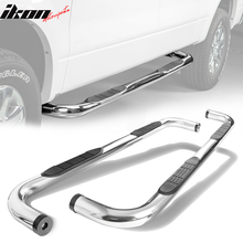 Load image into Gallery viewer, 2019-2023 Ram 1500 Crew Cab 3In Side Steps Nerf Bars Running Boards