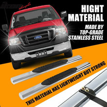 Load image into Gallery viewer, 2004-2008 Ford F150 Regular Cab 4" Oval Chrome Running Board Stainless
