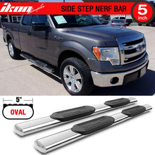 Load image into Gallery viewer, 2009-2014 Ford F150 Extended Cab 5'' Running Boards Stainless Steel