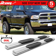 Load image into Gallery viewer, 2009-2023Â Dodge Ram 1500 2500 3500 Crew Cab 5" Running Boards Nerf Bar