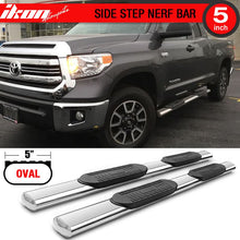 Load image into Gallery viewer, 2007-2021 Toyota Tundra Double Cab 5" Oval Running Boards Stainless
