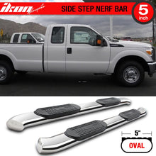 Load image into Gallery viewer, Fits 99-16 F250 F350 Super Cab 5in SS Steel Side Steps Bar