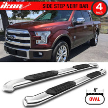 Load image into Gallery viewer, 2015-2022 Ford F-150 4in Side Steps Bar Running Boards Stainless Steel