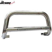 Load image into Gallery viewer, 2005-2015 Toyota Tacoma Silver 3" Bull Bar with LED Light Stainless