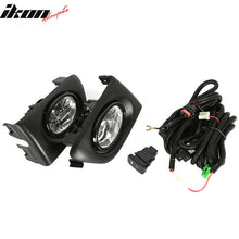 Load image into Gallery viewer, 2001-2003 Honda Civic Black Housing Clear Lens Fog Lights Lamp Pair