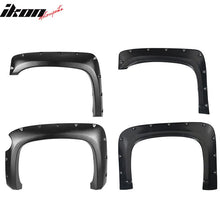 Load image into Gallery viewer, Fit 07-13 Chevy Silverado Short 1500 5.8ft Short Bed Fender Flares ABS