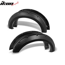 Load image into Gallery viewer, 1999-2007 Ford F250 F350 HD Black Pocket Style Fender Flares ABS