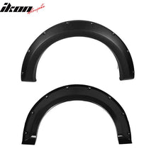 Load image into Gallery viewer, 1999-2007 Ford F250 F350 HD Black Pocket Style Fender Flares ABS