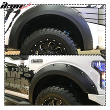 Load image into Gallery viewer, 2015-2022 Ford F150 Pocket Riveted Style Textured Fender Flares ABS