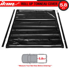 Load image into Gallery viewer, 2014-2017 Chevy Silverdo Roll Lock Soft Tonneau Cover Black 5.8ft Bed