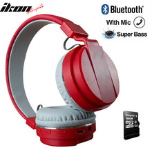 Load image into Gallery viewer, Universial Red Bluetooth Wireless Headphones Sport Stereo Foldable