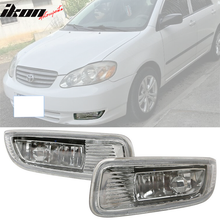 Load image into Gallery viewer, 2003-2004 Toyota Corolla Clear Bumper ABS Housing Fog Lights w/ Switch