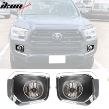 Load image into Gallery viewer, 2016-2023 Toyota Tacoma Clear Fog Lights Lamps w/ Switch Assembly