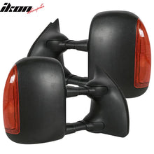Load image into Gallery viewer, 1999-2007 Ford F250 F350 Telescoping Power Tow Mirrors Turn Signal ABS