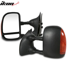 Load image into Gallery viewer, 1999-2007 Ford F250 F350 Telescoping Power Tow Mirrors Turn Signal ABS