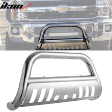 Load image into Gallery viewer, 2019-2022 Chevy Silverado 1500  Front Hood Grille SS Chrome Bull Bar