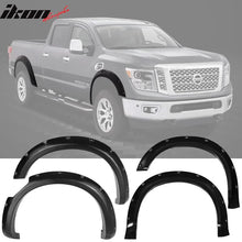 Load image into Gallery viewer, 2016-2019Â Nissan Titan XD Pocket Style Textured Black Fender Flare ABS